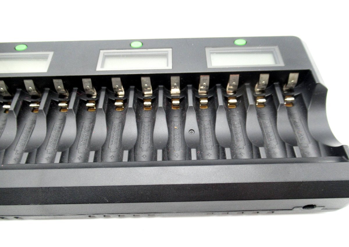 LCD RAPID BATTERY CHARGER DN-YAB-MD16L 充電式 単三、単四電池 充電器 １６本同時充電★N0420106の画像4