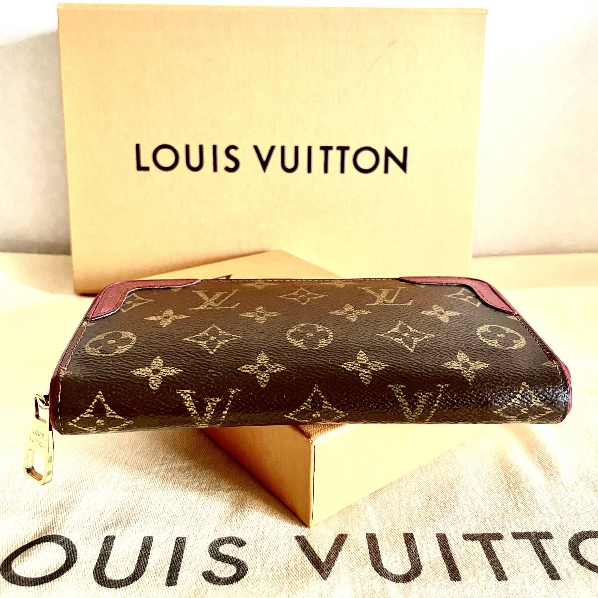 1円 美品LOUIS VUITTON ルイヴィトン モノグラム レティーロ ジッピーウォレット ラウンドファスナー 長財布 ウォレット M61854/MI1168の画像6