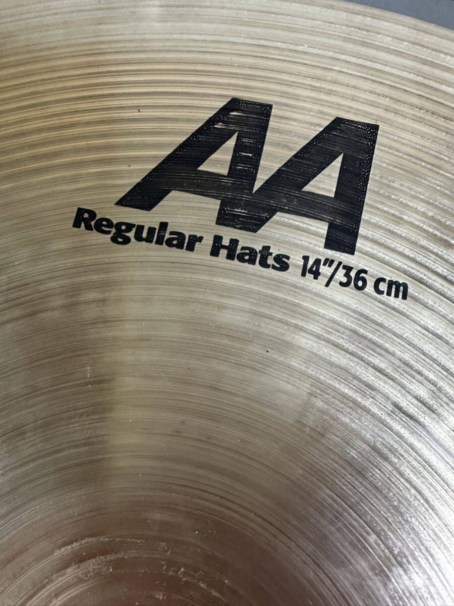 SABIAN セイビアン AA REGULAR HATS 14/36cm ロックハイハット トップシンバルの画像3