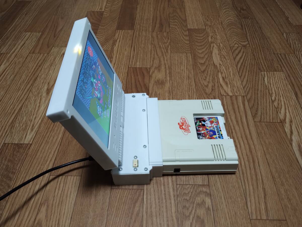 PC engine for liquid crystal monitor portable LCD type-c USB PD Power Delivery power supply 7 -inch 4:3 aspect ratio video output AV. kit 