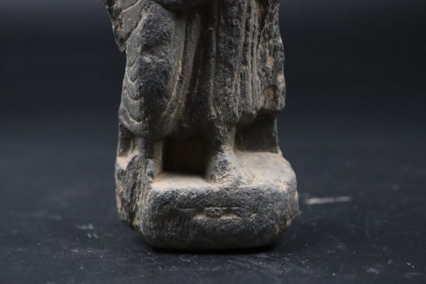 中国古玩 仏教美術 ガンダーラ 石仏 仏像 石像 TK012の画像7