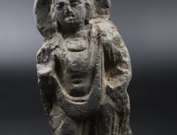 中国古玩 仏教美術 ガンダーラ 石仏 仏像 石像 TK012の画像5