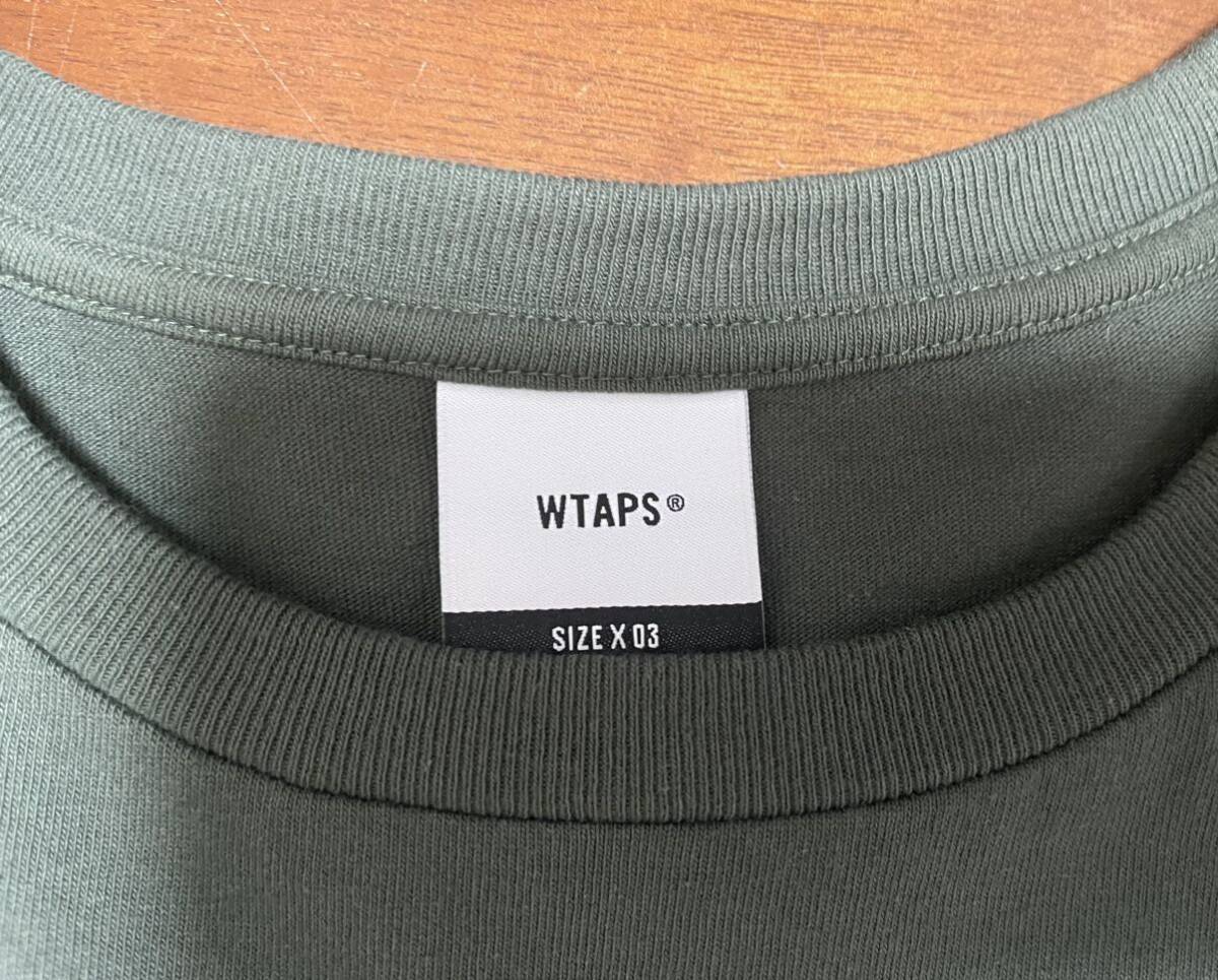 WTAPS 23AW QUAKE / LS / COTTON 232ATDT-LTM01S OLIVE DRAB Lサイズ_画像4