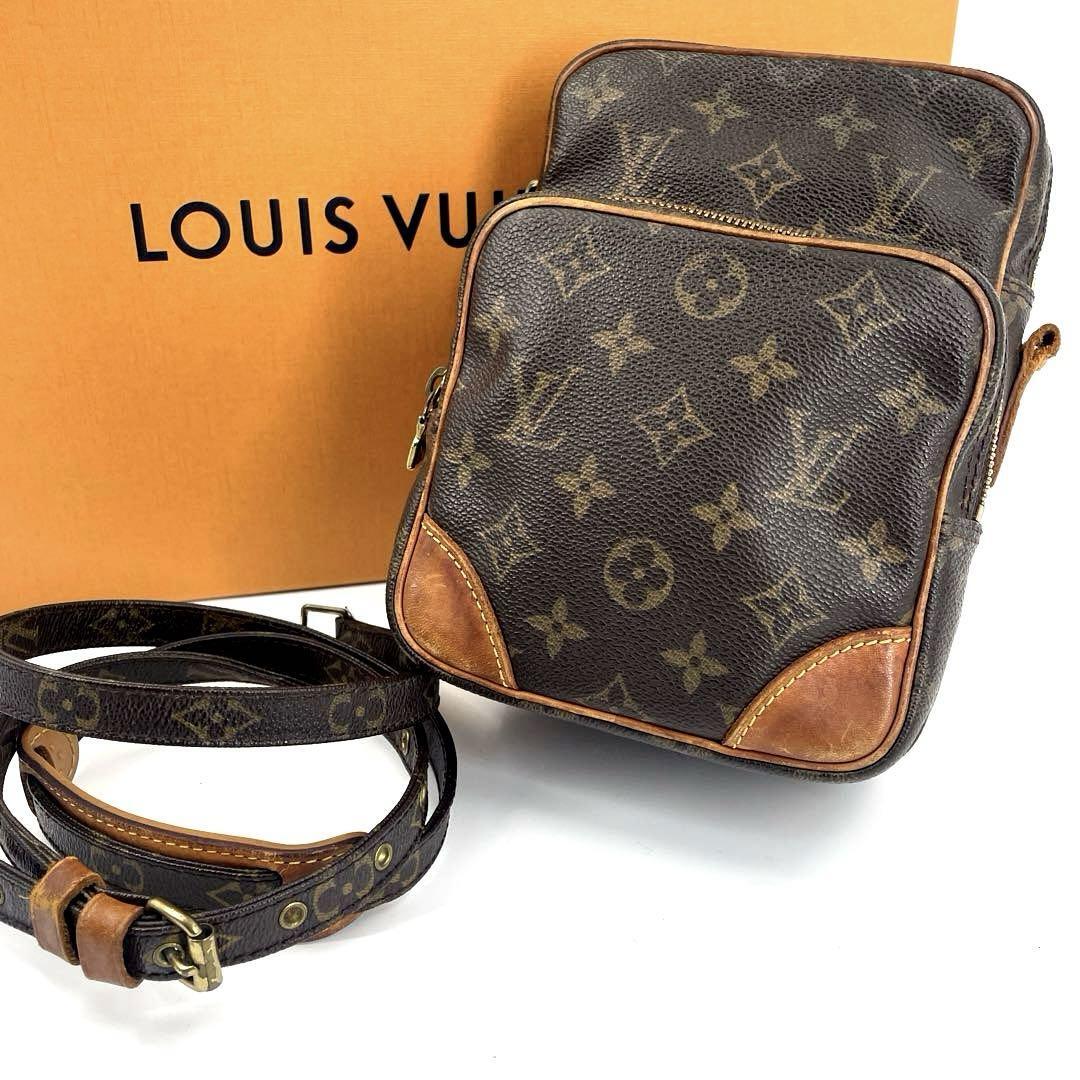 1 jpy c623 genuineness settled [ Louis Vuitton ] rare ~ LOUIS VUITTON monogram Amazon Cross body 2. shoulder bag M45236 Vintage leather 