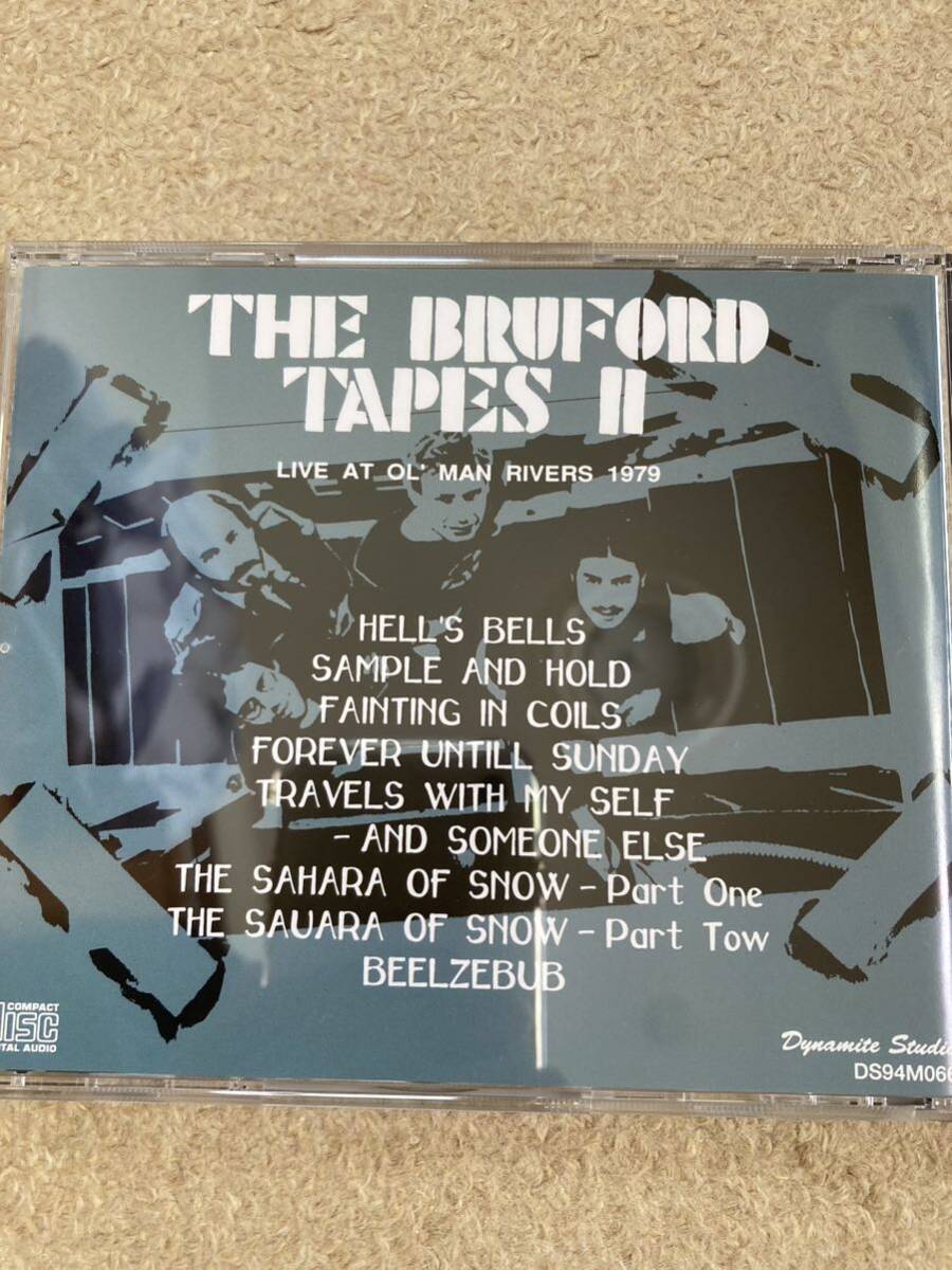 bill bruford tapes Ⅱ CD king crimson キング クリムゾン UK U.K. プレスの画像2
