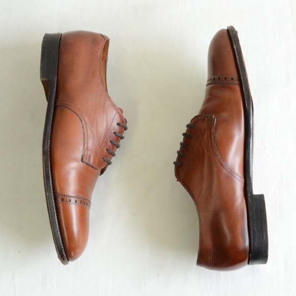  old Logo Edward Green EDWARDGREEN cap tu leather shoes size 8D