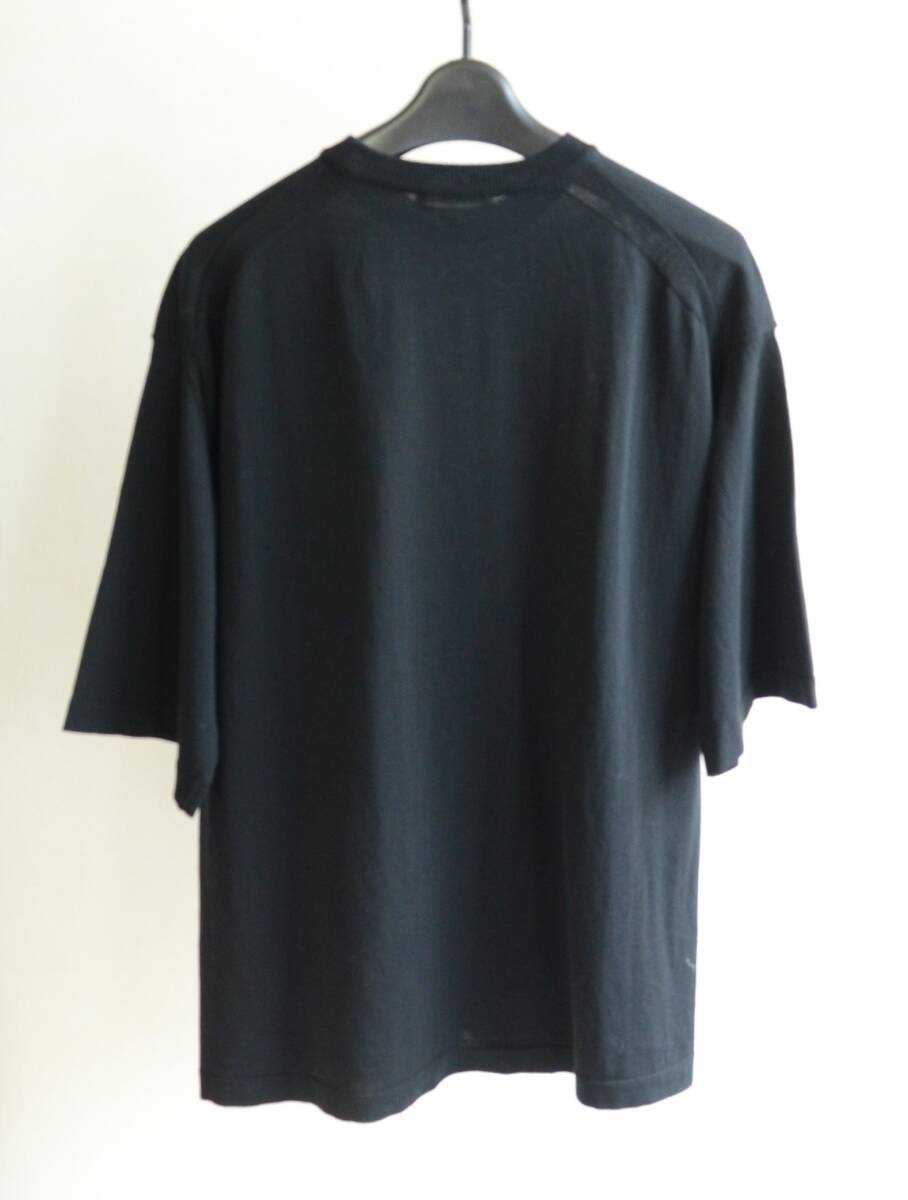 AURALEE オーラリー SUPER HARD TWIST HIGH GAUGE KNIT TEE ハイゲージ ニット Tシャツ size 3_画像3