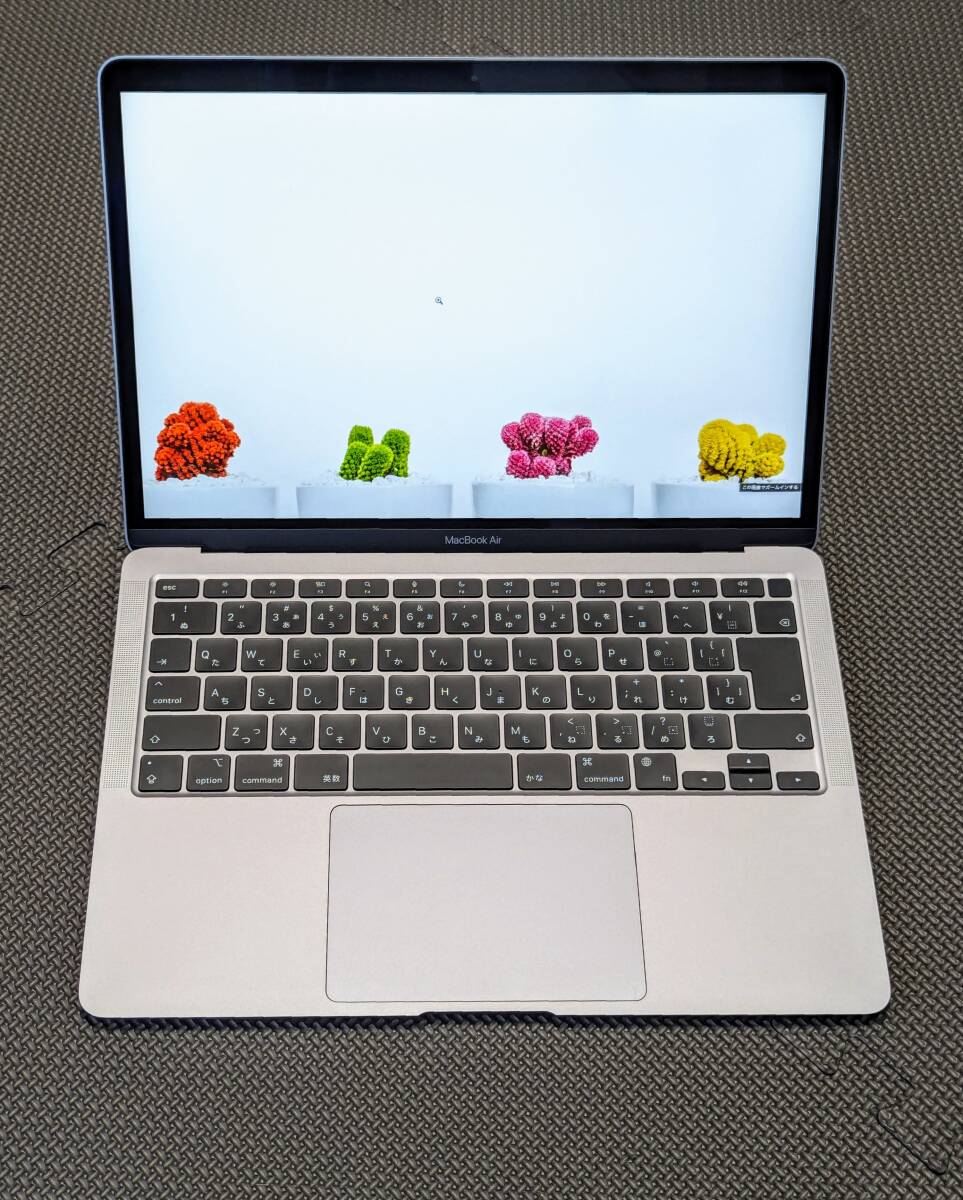 超美品 AppleCare期間内 MacBook Air m1 Retinaディスプレイ 13.3 MGN63J/A [スペースグレイ]_画像2