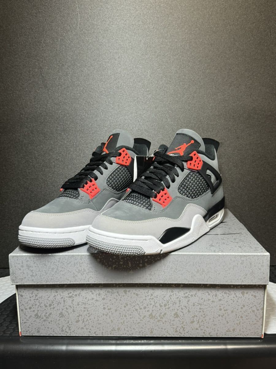 AIR Jordan4 Retro infrared 23 エアジョーダン4 レトロ インフラレッド 23 27cm 新品/送料無料ナイキ NIKE の画像1