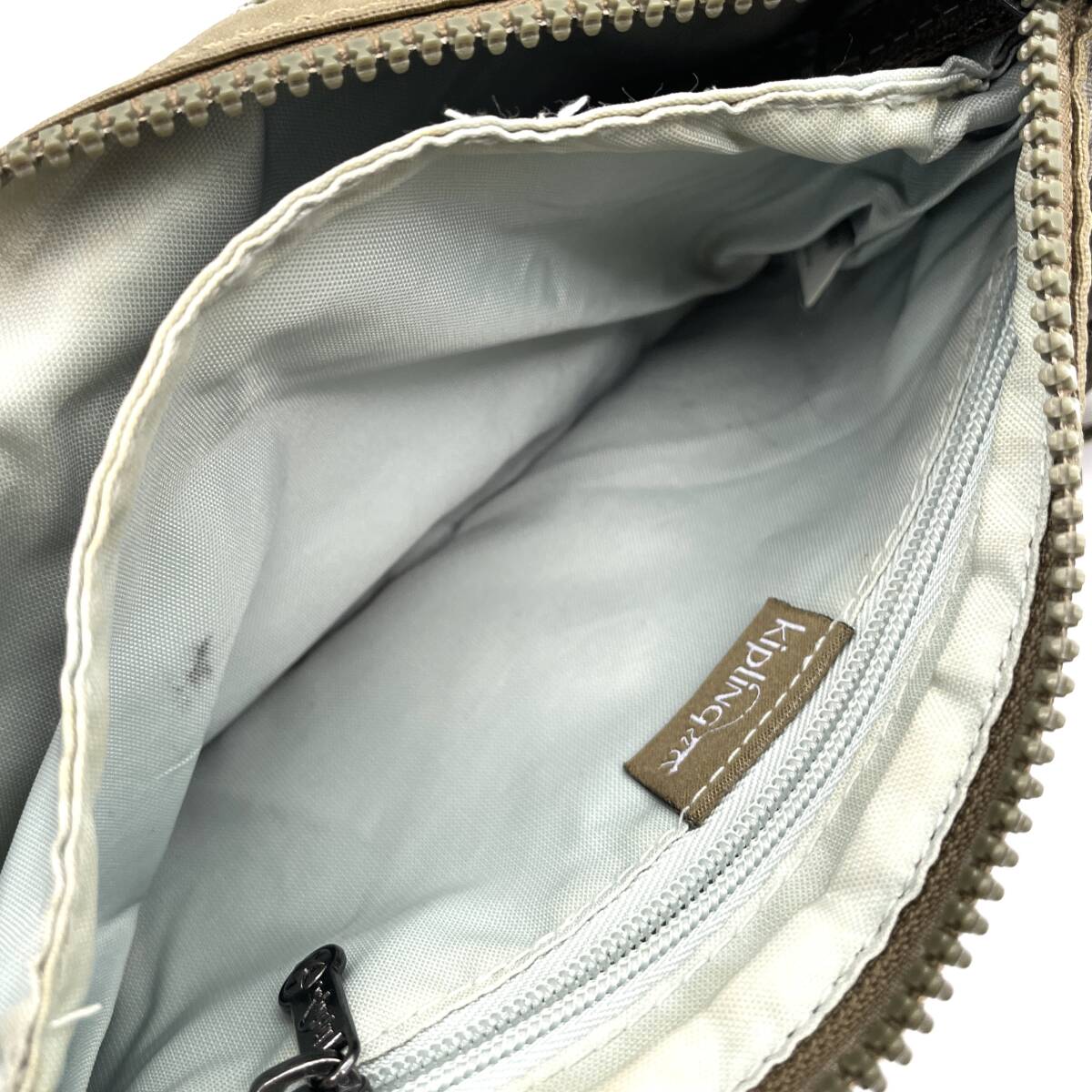1 иен ~ * дешевый старт * Kipling хаки Mini сумка на плечо наклонный .. нейлон небольшая сумочка мужской женский унисекс 