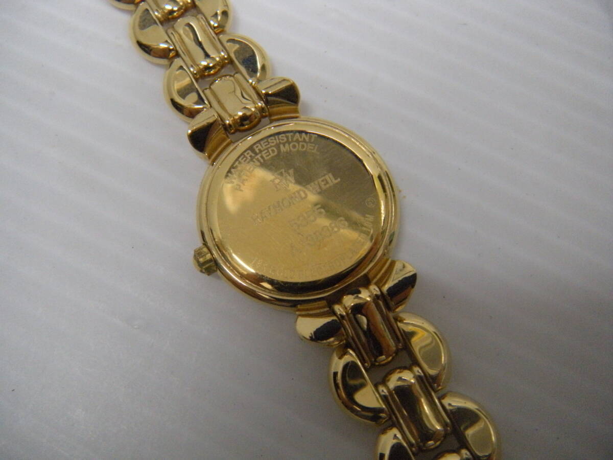671　RAYMONDWEIL GENEVE レイモンドウィル 腕時計 18K GOLD ELECTROPLATED ゴールドメッキ_画像5