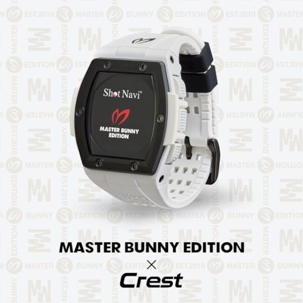 送料無料【新品即決】Shot Navi ショットナビ Crest MASTER BUNNY EDITION クレスト マスターバニーエディション 腕時計型 GPSゴルフナビ