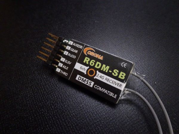 Corona R6DM-SB JR DMSS 互換 6Ch 受信機 CORONAコロナ 6チャンネル受信機_画像1