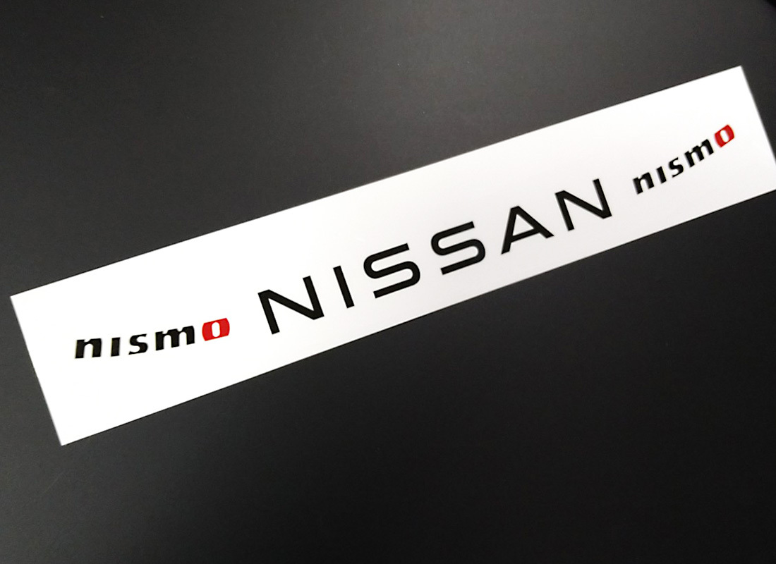 NISSAN NISMO バイザーステッカー アライ4輪用ヘルメット GP-6 GP-6S GP-5 GP-5S SK-6 SK-5 日産 ニスモの画像2