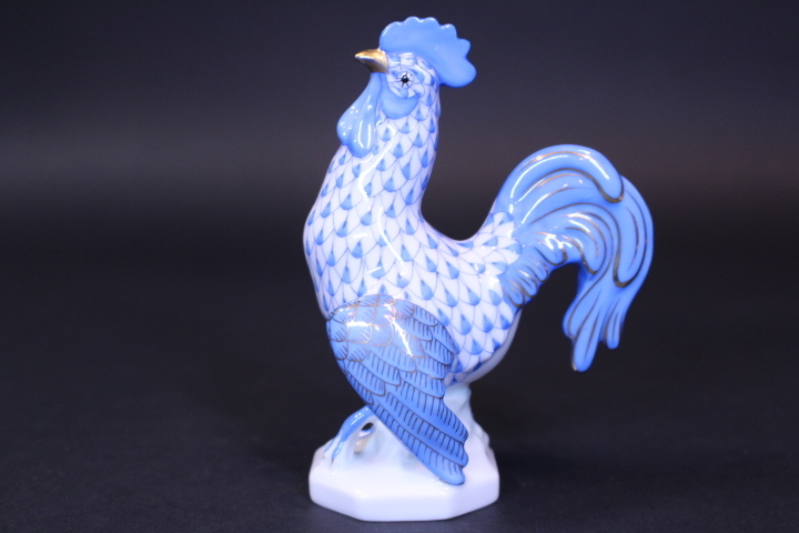 c-4392 HEREND Herend figyu Lynn chicken bird ornament 