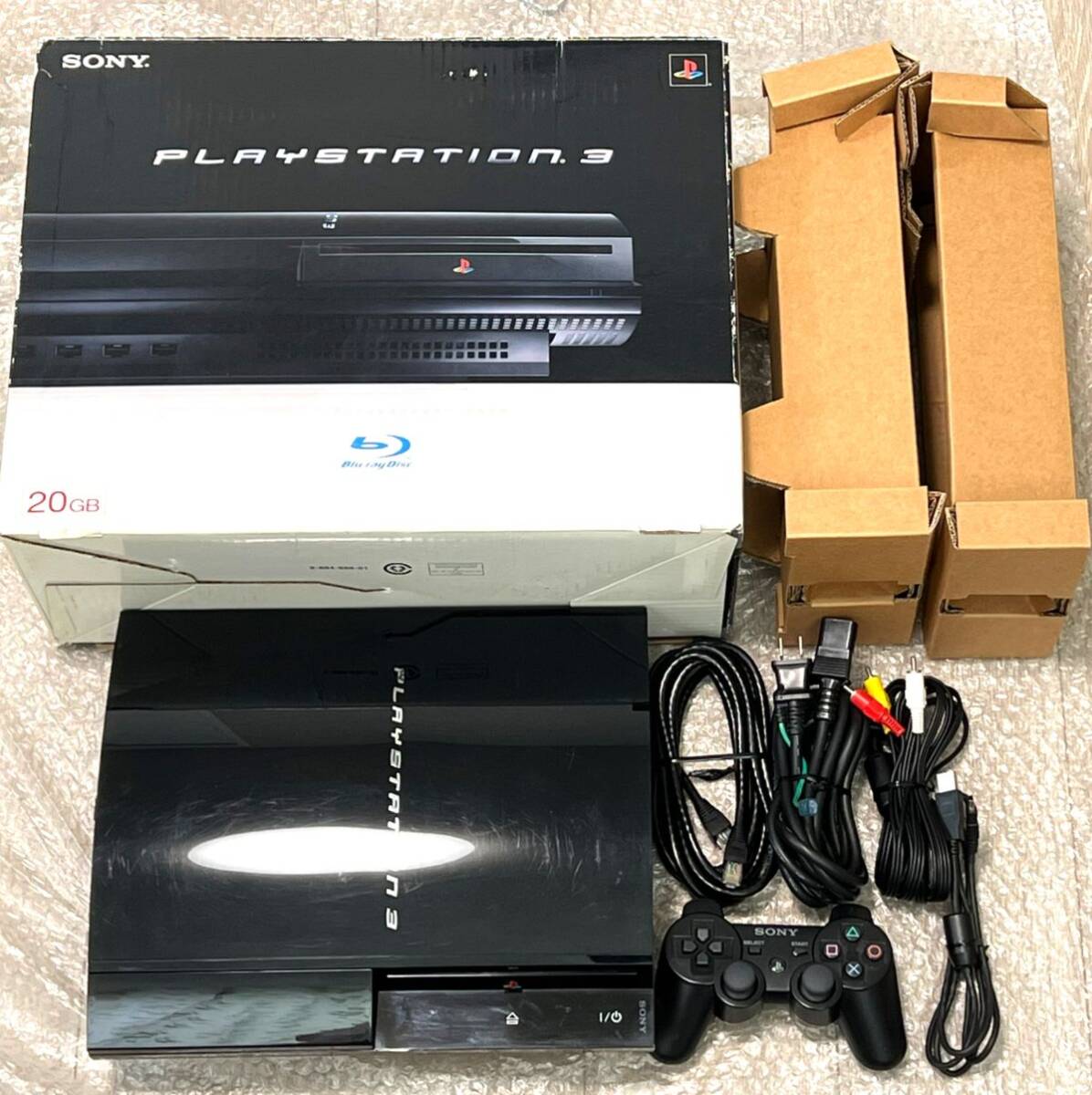 〈Ver.1.55・動作確認済み〉PS3 初期型 PS1 PS2 対応 プレイステーション3 CECHBOO 20GB 本体 PlayStation3 プレステ3