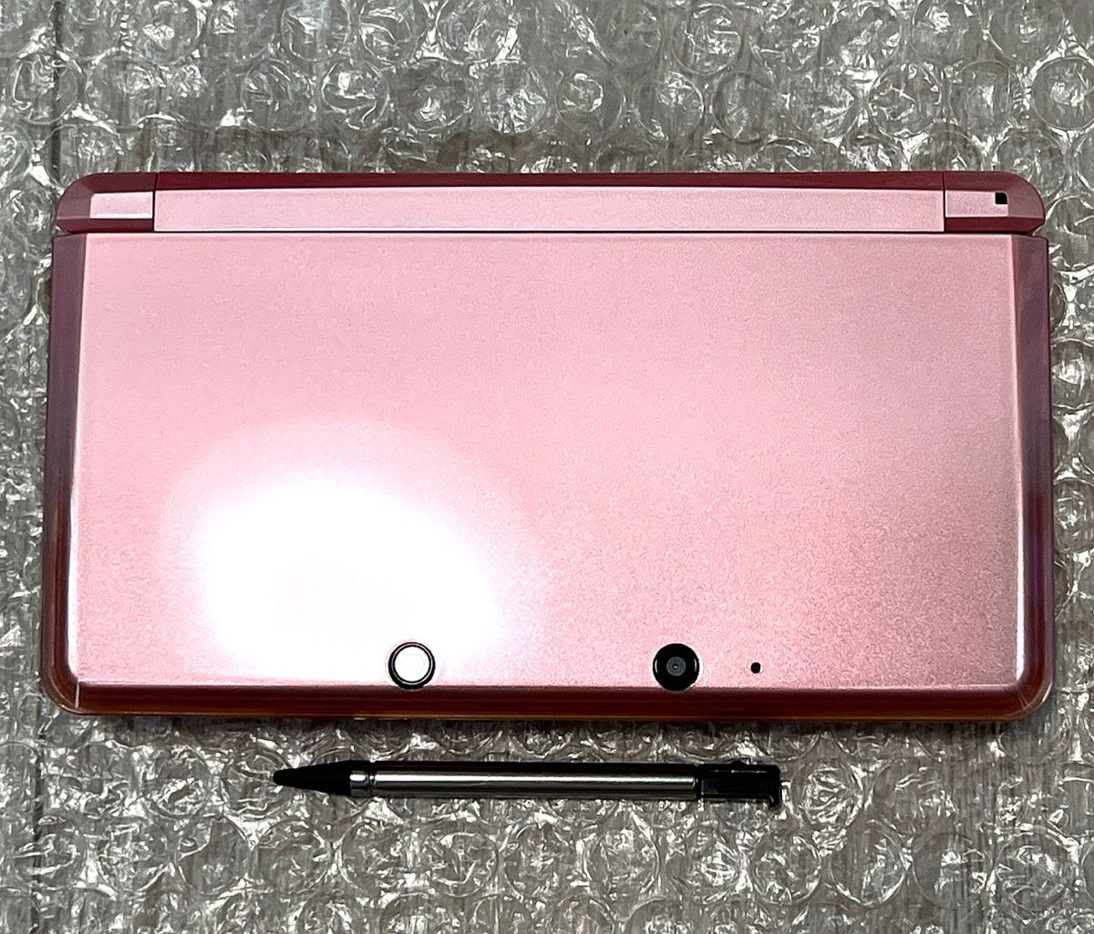 ( beautiful goods * box opinion attached * operation verification ending ) Nintendo 3DS body Misty pink charger NINTENDO 3DS CTR-001 ①