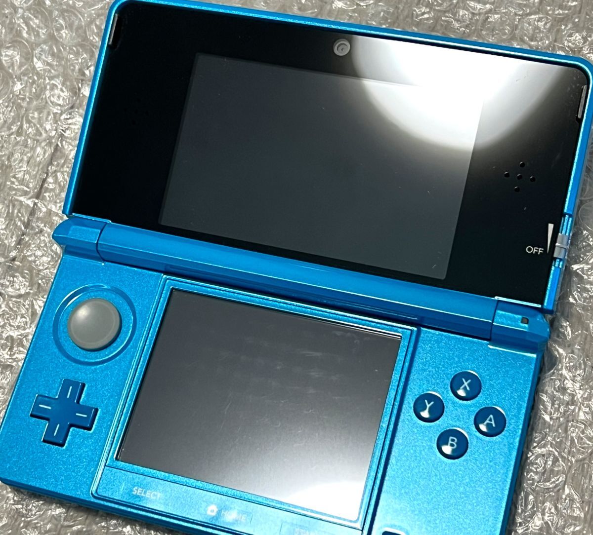 (. beautiful goods * operation verification ending ) Nintendo 3DS body light blue charger NINTENDO 3DS CTR-001