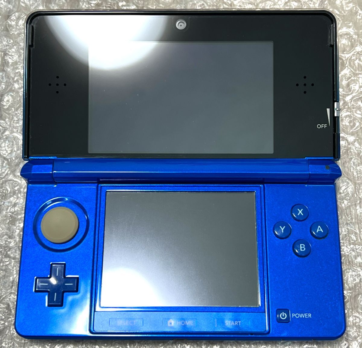 〈状態良好・画面無傷・動作確認済み〉ニンテンドー3DS 本体 コバルトブルー CTR-001 充電器 NINTENDO NDS DS_画像8