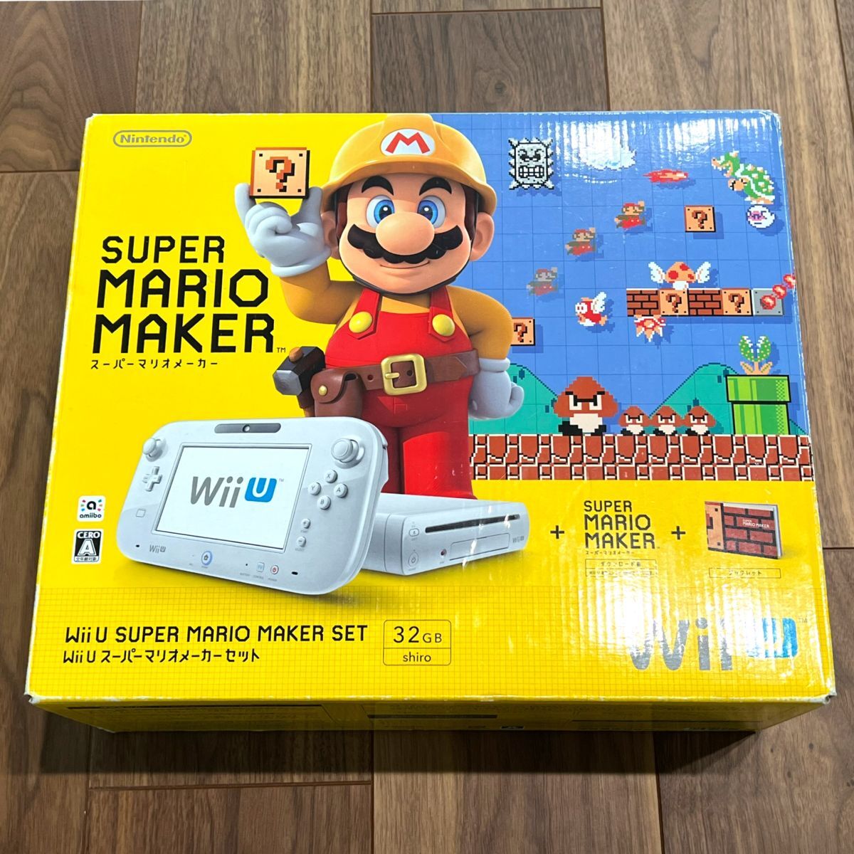 ( operation verification ending * box attached ) Nintendo Wii U body super Mario Manufacturers set white ( white * white )32GB NINTENDO PREMIUM SET SHIRO