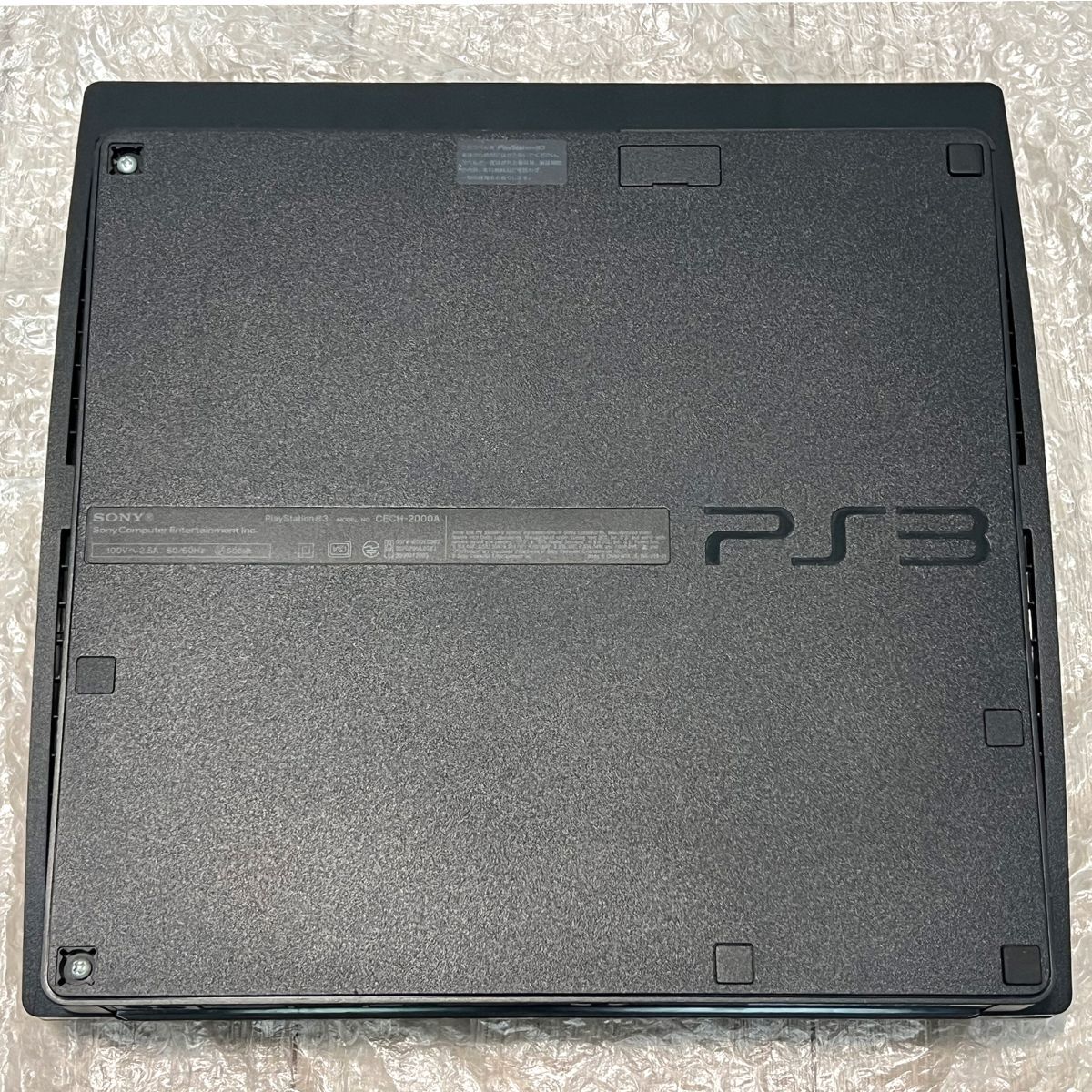 〈現状品〉PS3 プレイステーション3 本体 CECH-2000A CB チャコールブラック 120GB PlayStation3 ジャンク_画像4