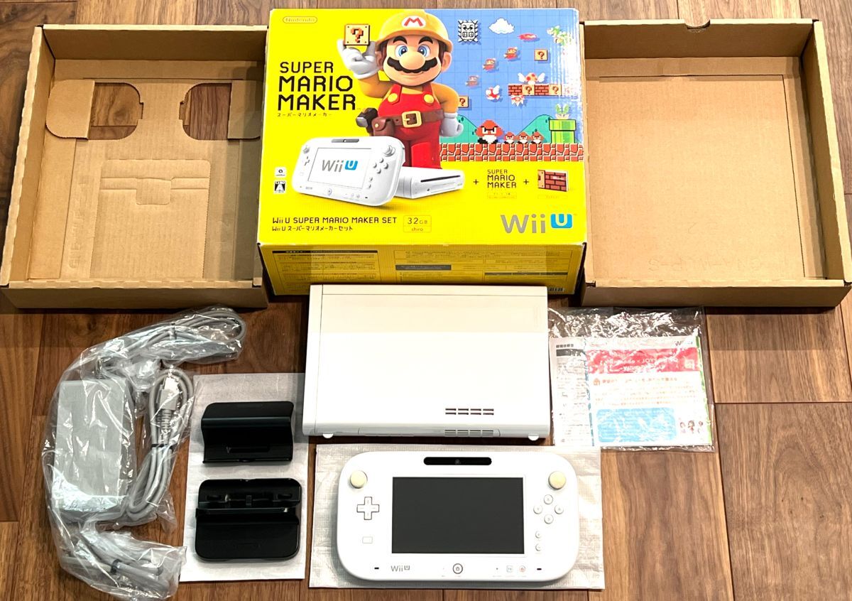 ( operation verification ending * box attached ) Nintendo Wii U body super Mario Manufacturers set white ( white * white )32GB NINTENDO PREMIUM SET SHIRO