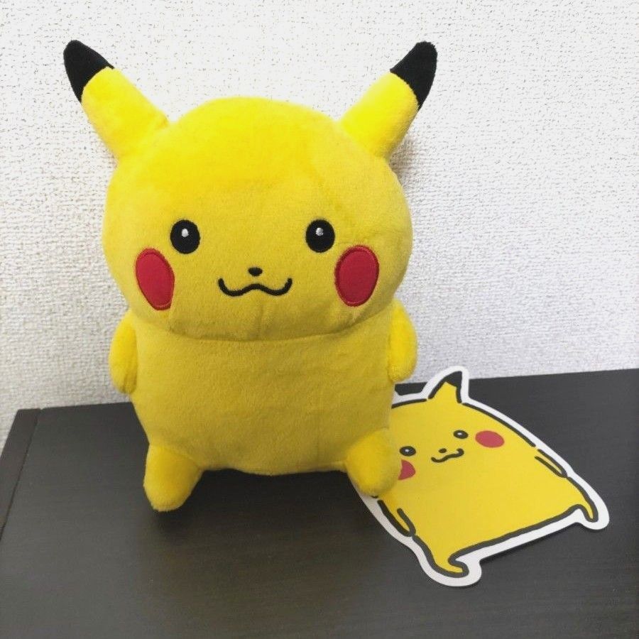 ポケモンセンターオリジナル　24じかんポケモンCHU　ピカチュウぬいぐるみ