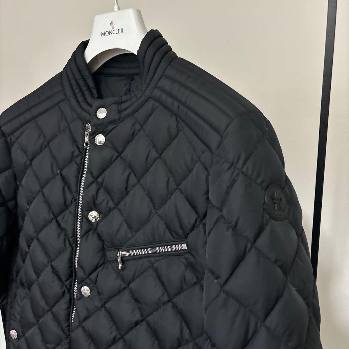 モンクレール★MONCLER★FRED★ライダースダウン★ブラック★サイズ1★