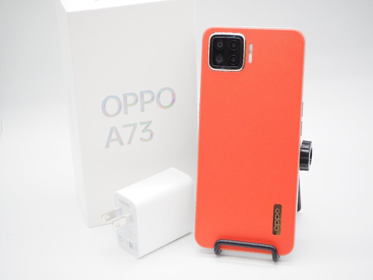 【通電確認済み】OPPO A73 CPH2099 ダイナミックオレンジ 4GB/64GB スマートフォン 本体 キングラム[fnk]の画像1