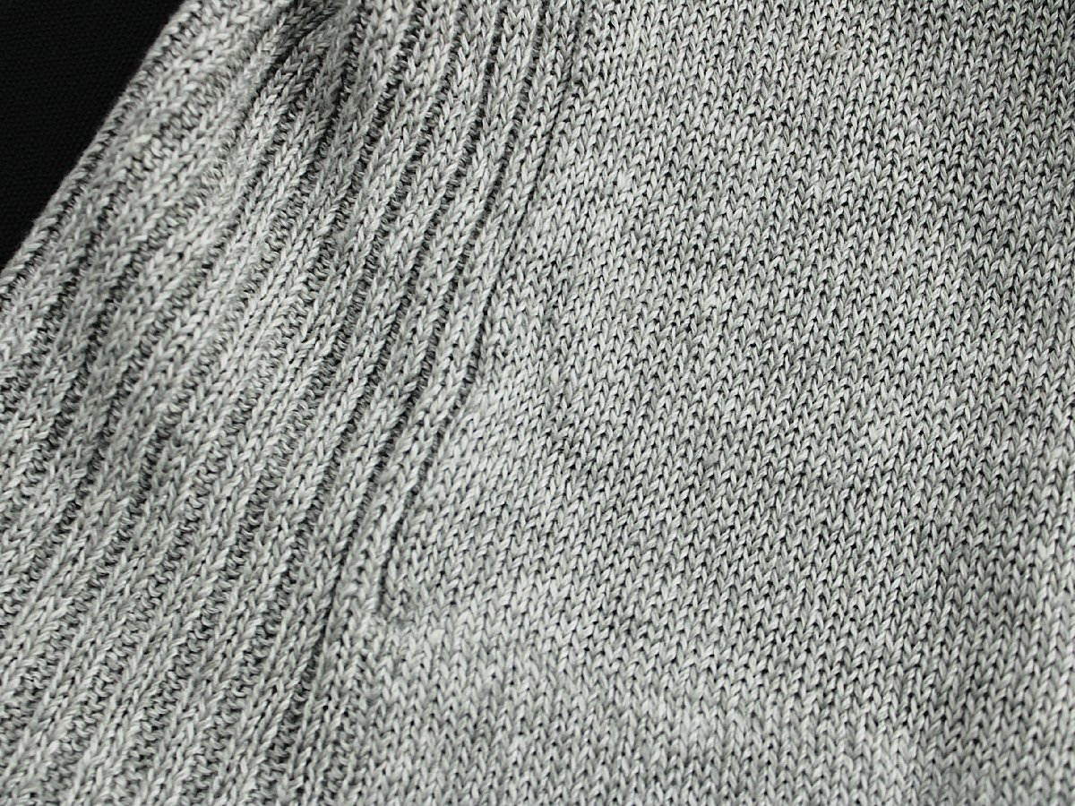未使用品 JOSEPH/ジョゼフ リネン100％長袖羽織ニットカーディガン グレーM ak955の画像6