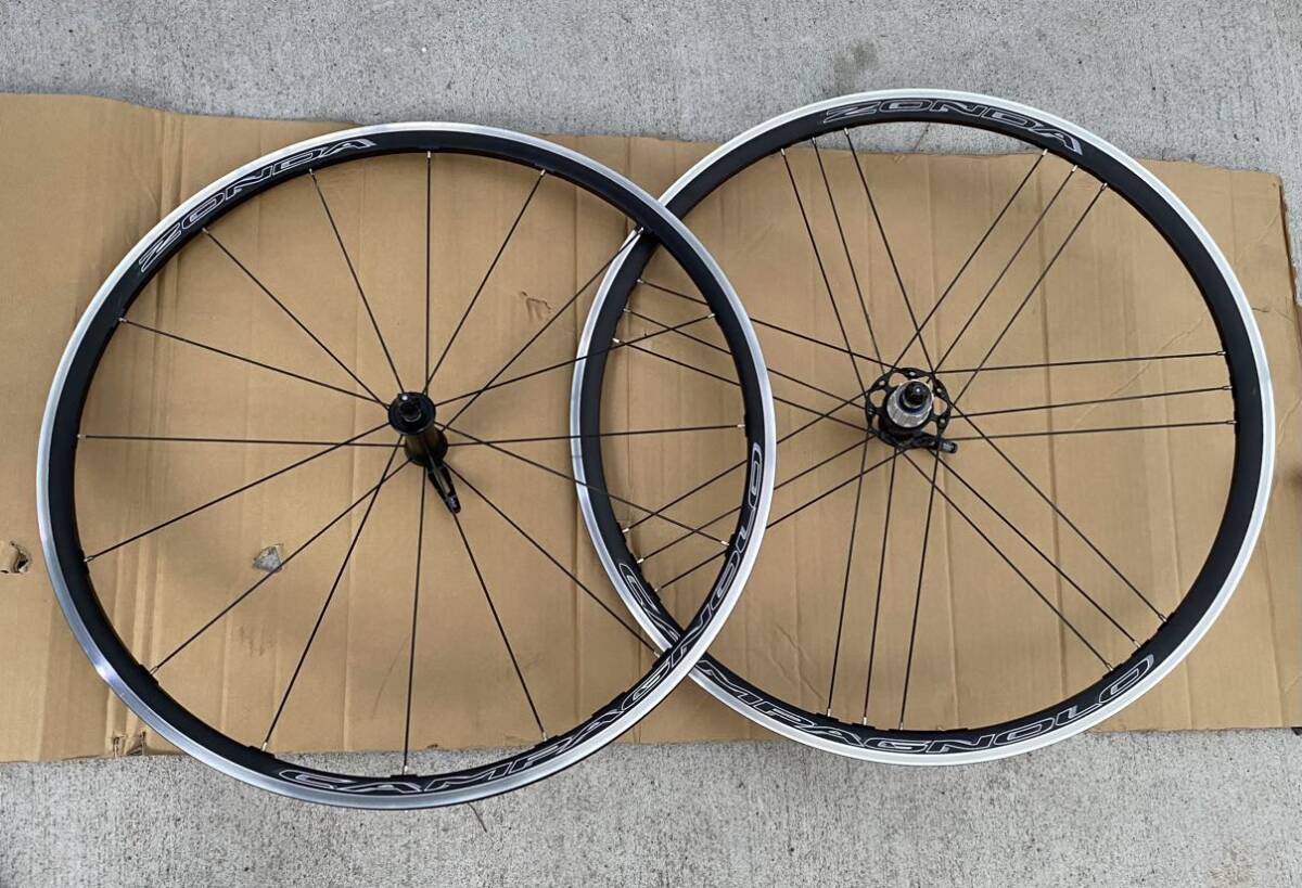 美品!Campagnolo カンパニョーロ ZONDA ゾンダ シマノフリー 11s リムブレーキ