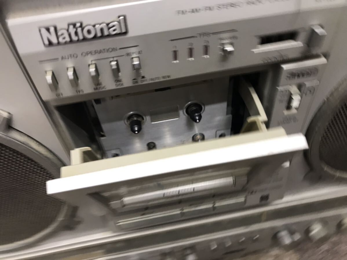 当時物 National ナショナル RX-7000 ラジカセ ラジオ カセットデッキ メタルテープ ステレオ ビンテージの画像3