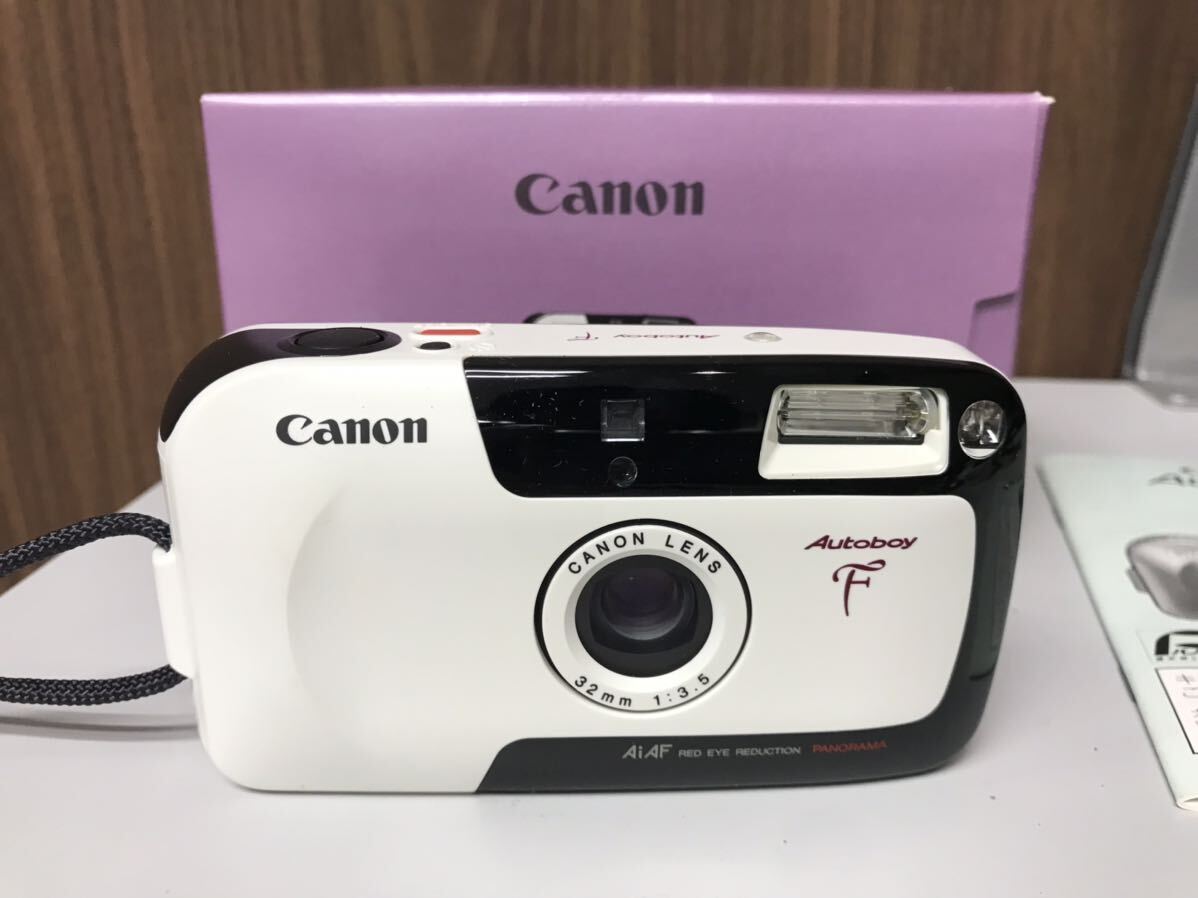Canon Autoboy F キヤノン オートボーイ 白 ホワイト フィルムカメラ コンパクトカメラ _画像2