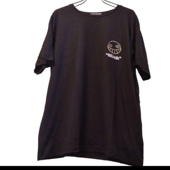 新品　ビックT　Tシャツ　2XL　ブラック　バックプリント　ストリート 　ロゴ　 ストリート