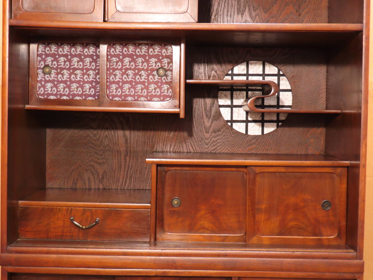 古い 重ね 茶箪笥 茶棚 飾り棚 戸棚 茶道具 和家具_画像5