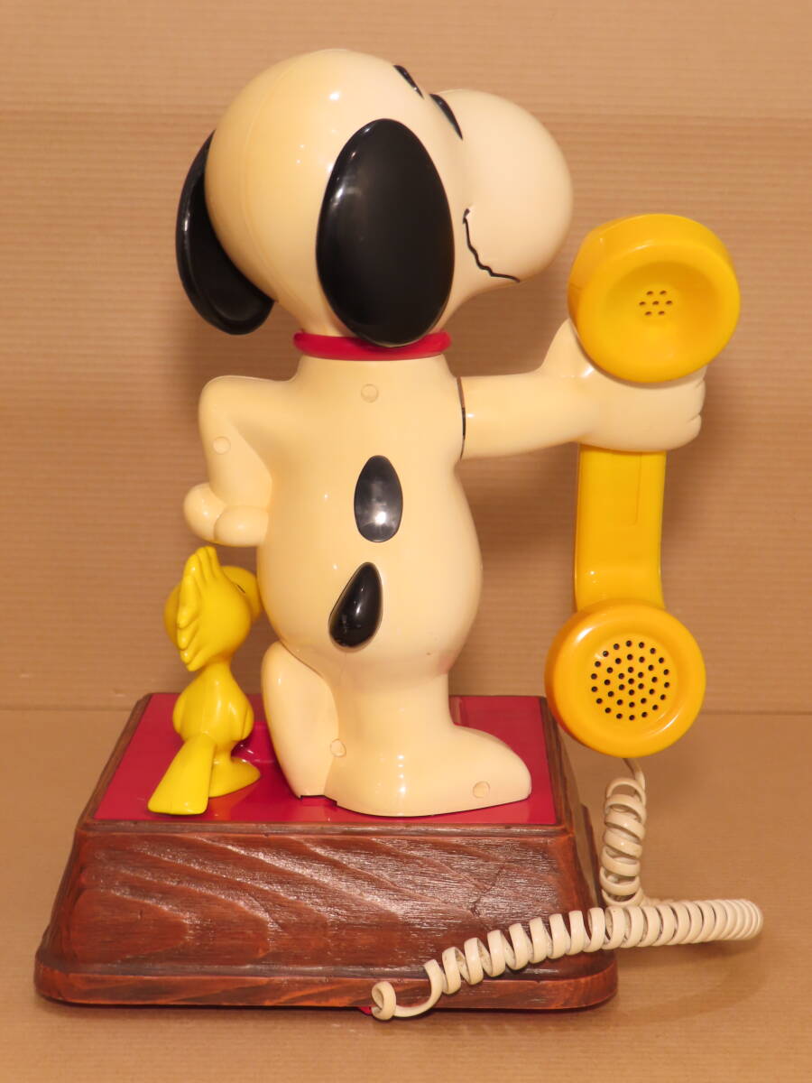  Vintage SNOOPY Snoopy & Woodstock Peanuts втулка тип телефонный аппарат античный retro 