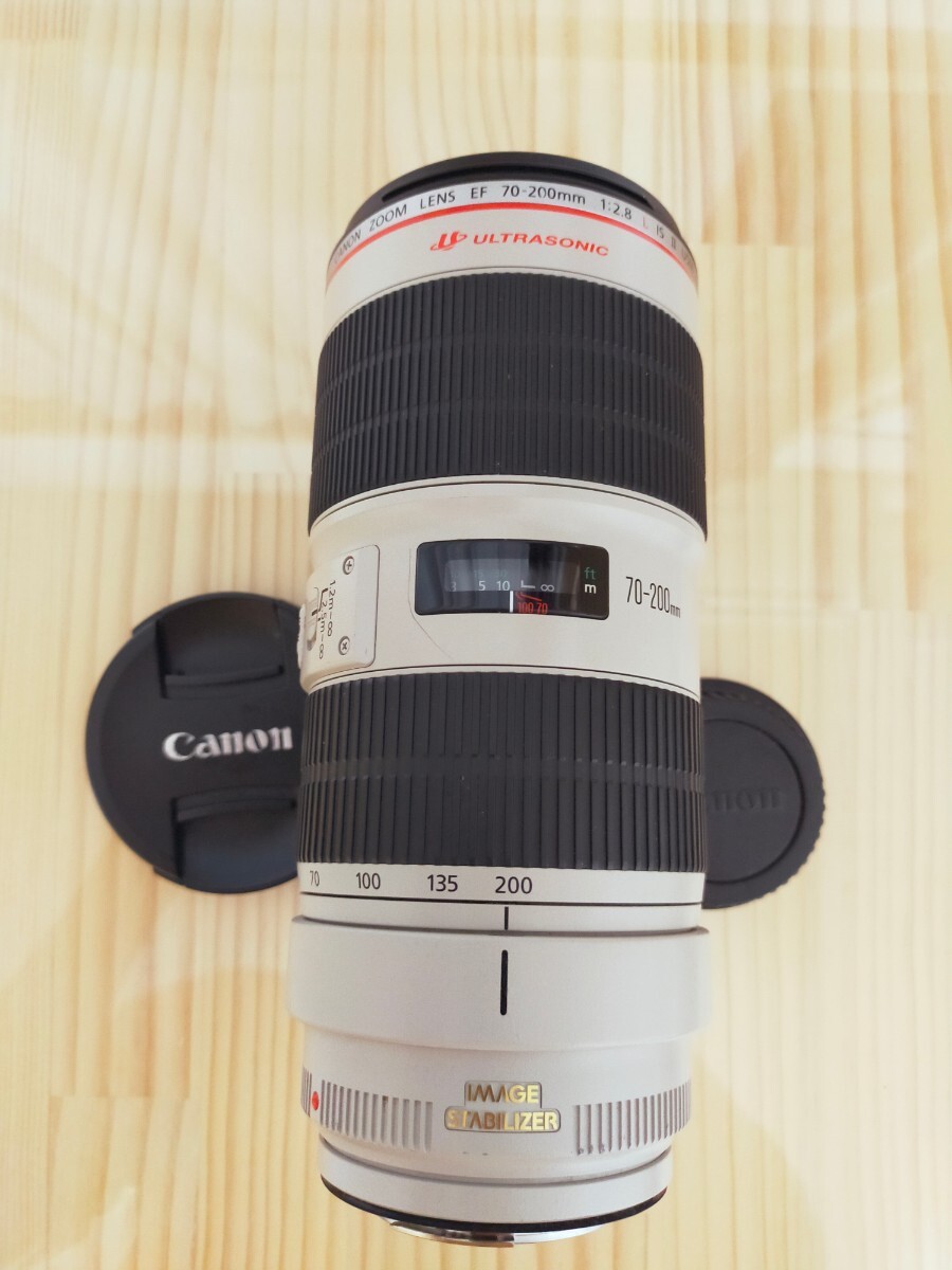 ★美品レベル★ Canon キャノン EF 70-200mm F2.8 L IS Ⅱ USM フィルター付！_画像2