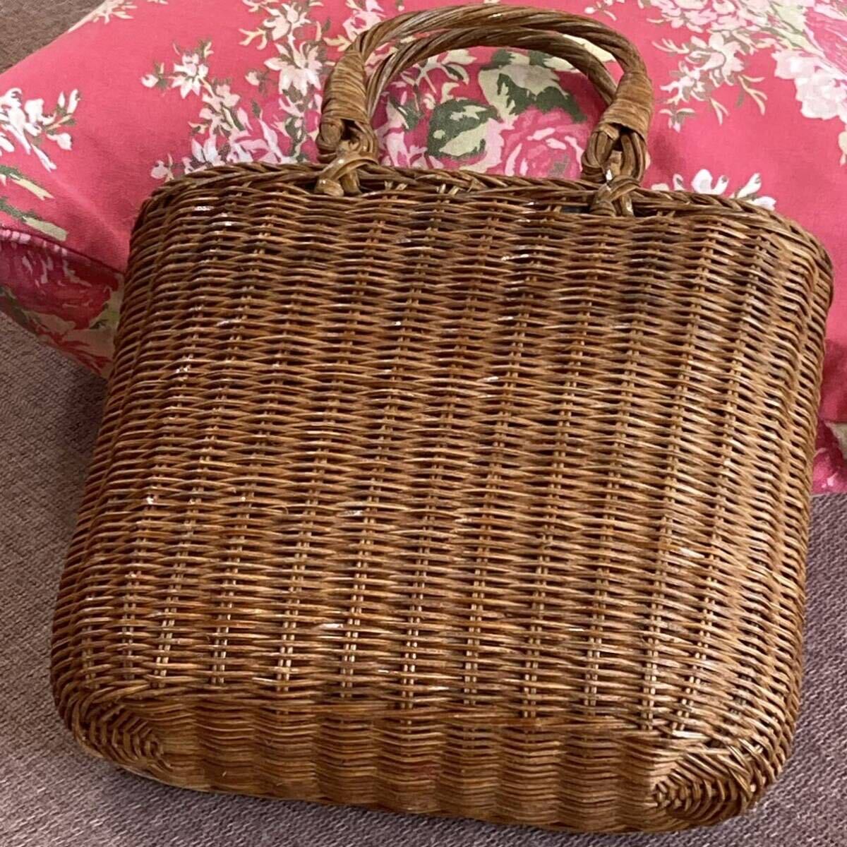  basket bag basket bag handbag handbag bag Showa Retro 