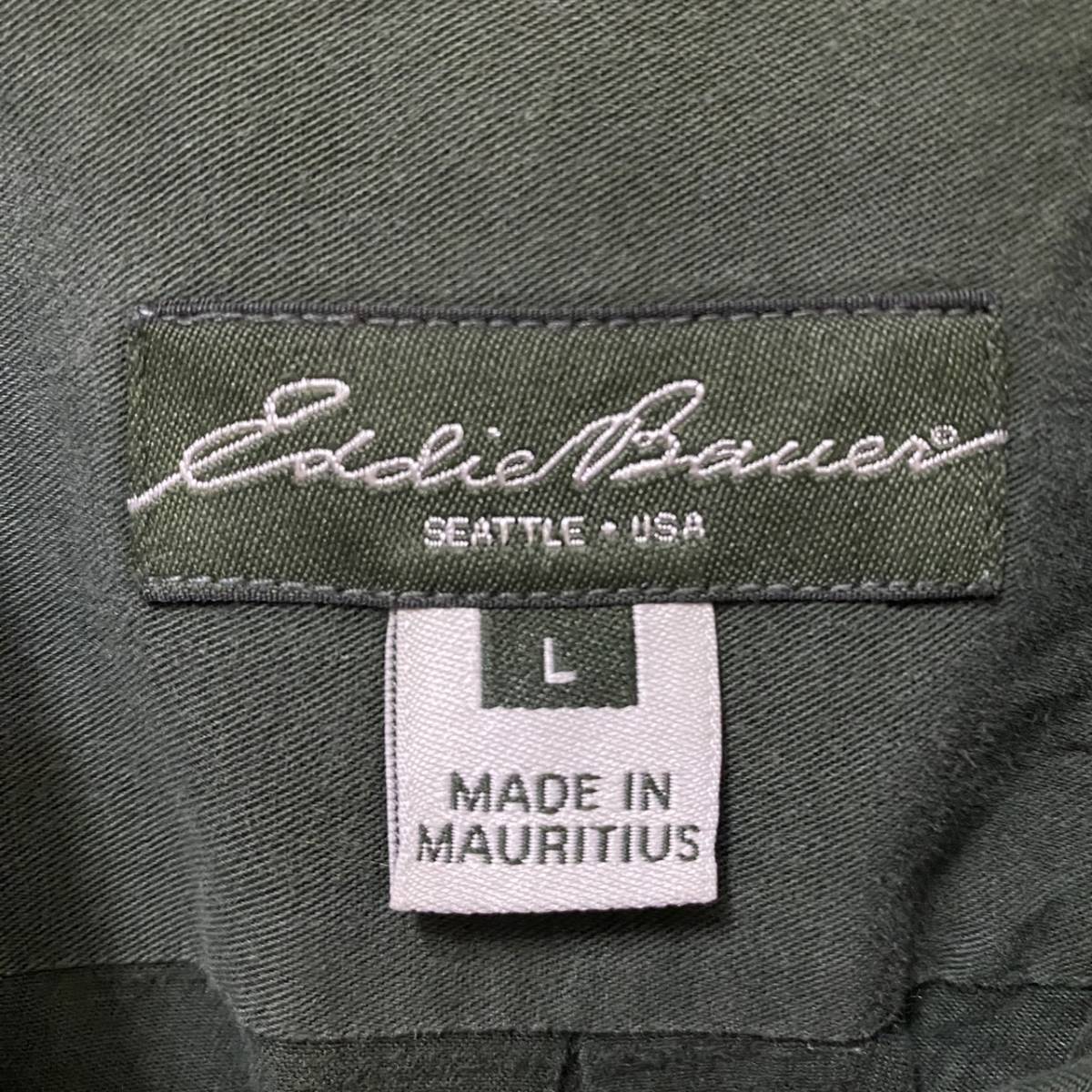 【１円スタート】90′s Eddie Bauer 良デザイン シャツ 古着 ヴィンテージ 海外 アメリカ 輸入 【1717】の画像3