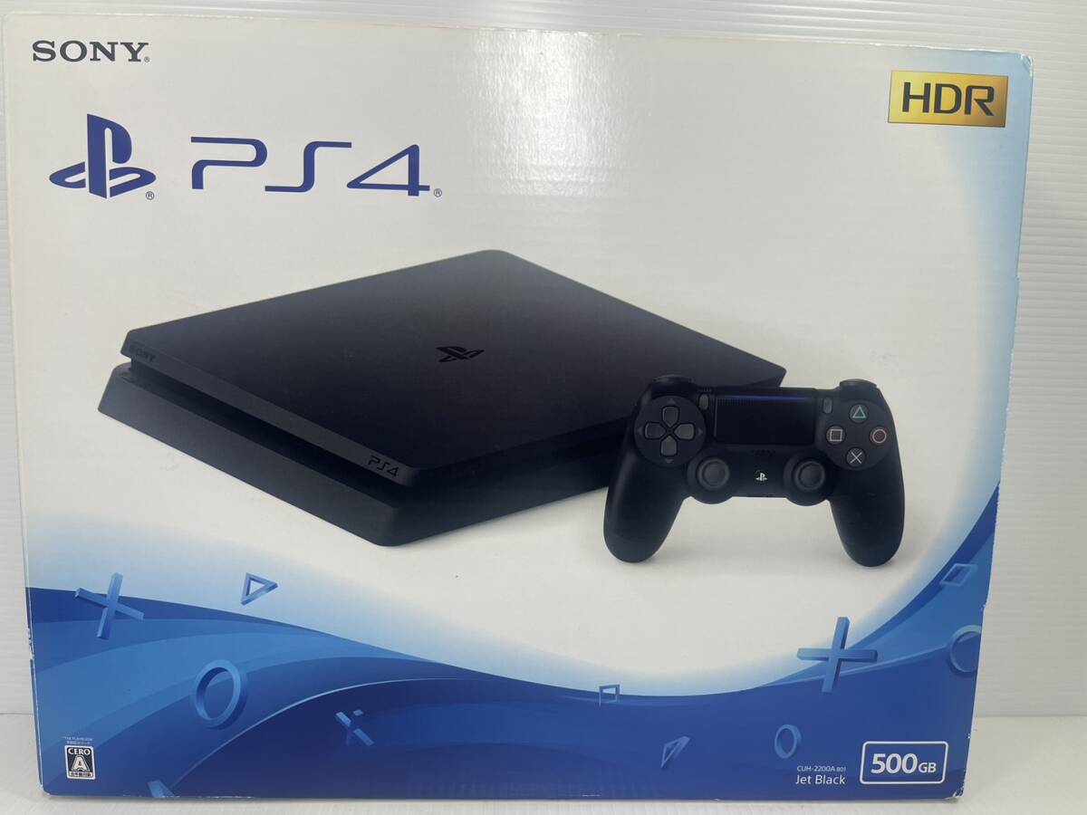 【動作確認済み】SONY プレイステーション４　playstation4 CUH-2200AB01 500G 封入シールあり(H4)_画像1