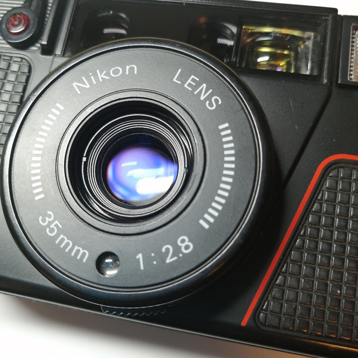  work properly beautiful goods Nikon L35AD2pi kai chi#708 compact film camera 1 jpy start 