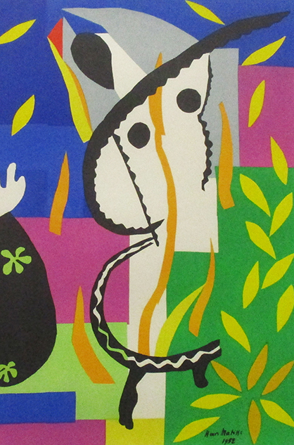 アンリ・マティス『王の悲しみ』リトグラフ（後刷り）　版上サイン 額、箱付き　1958年制作　 Henri Matisse_画像5