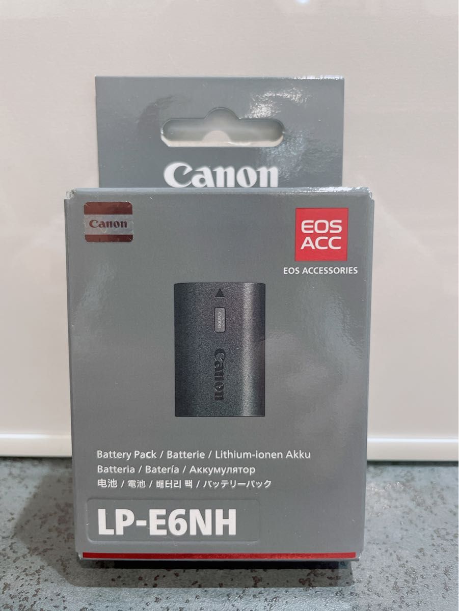 【新品未開封】Canon 純正　カメラバッテリー LP-E6NH  キヤノン LP-E6 EOS バッテリーパック  キャノン
