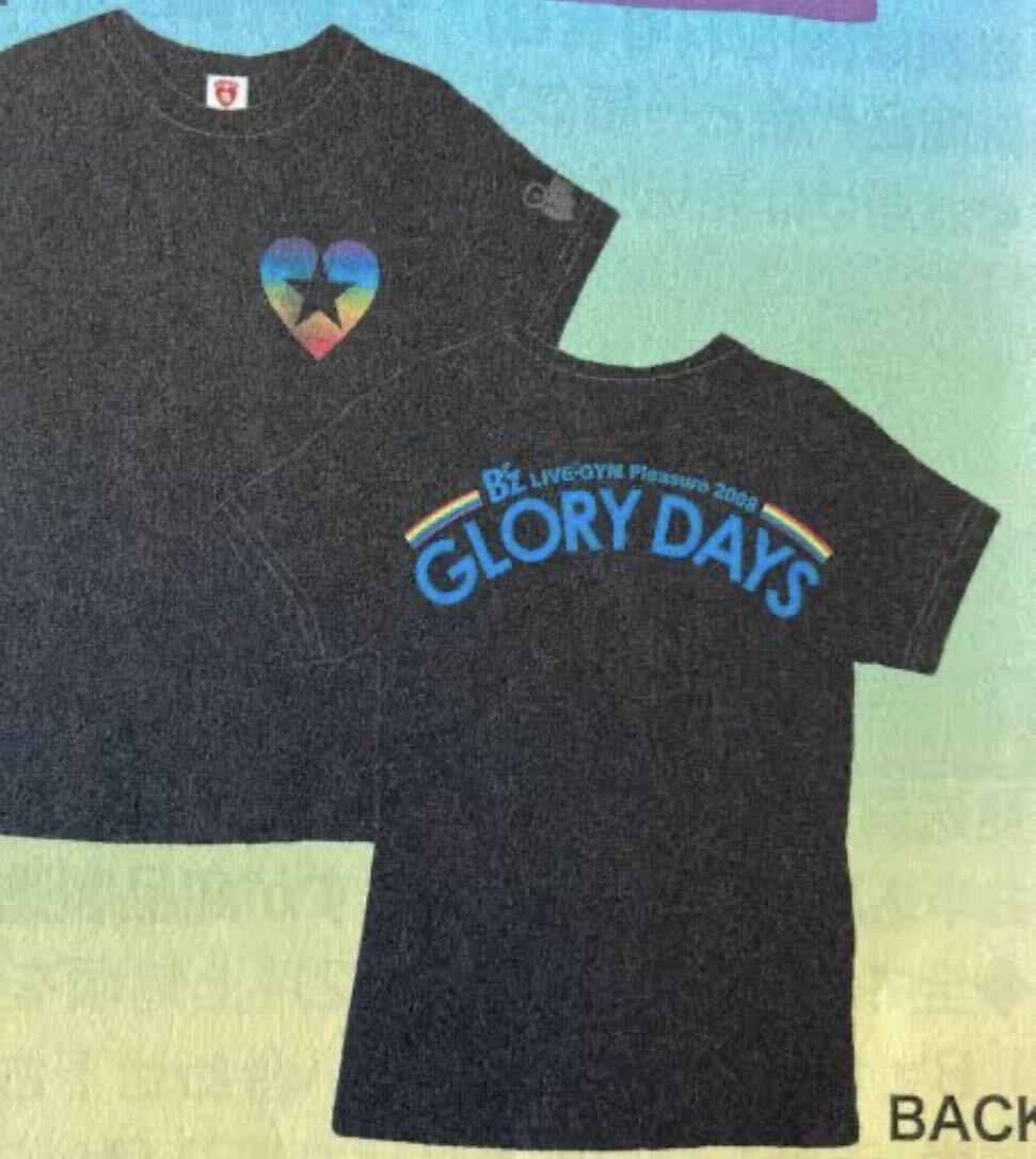 B'z LIVE-GYM Pleasure 2008 GLORY DAYS スタッフ Tシャツ CREW Lサイズ 新品未開封 稲葉浩志 松本孝弘 B'z party 限定の画像3