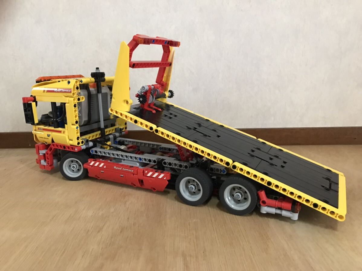 LEGO レゴ 8109 テクニック フラットベッドトラック 組み立て済み ジャンク品の画像4
