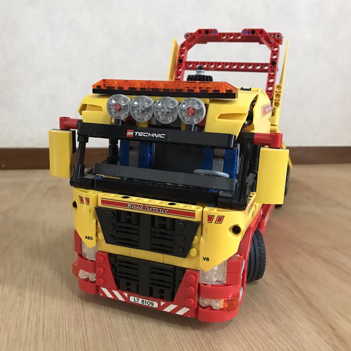 LEGO レゴ 8109 テクニック フラットベッドトラック 組み立て済み ジャンク品の画像2