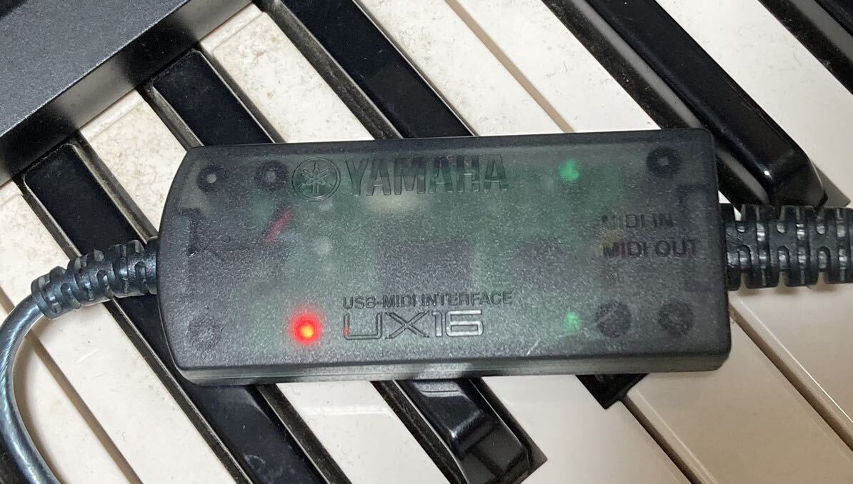 USB-MIDIインターフェイス YAMAHA UX16 中古 動作確認済の画像2