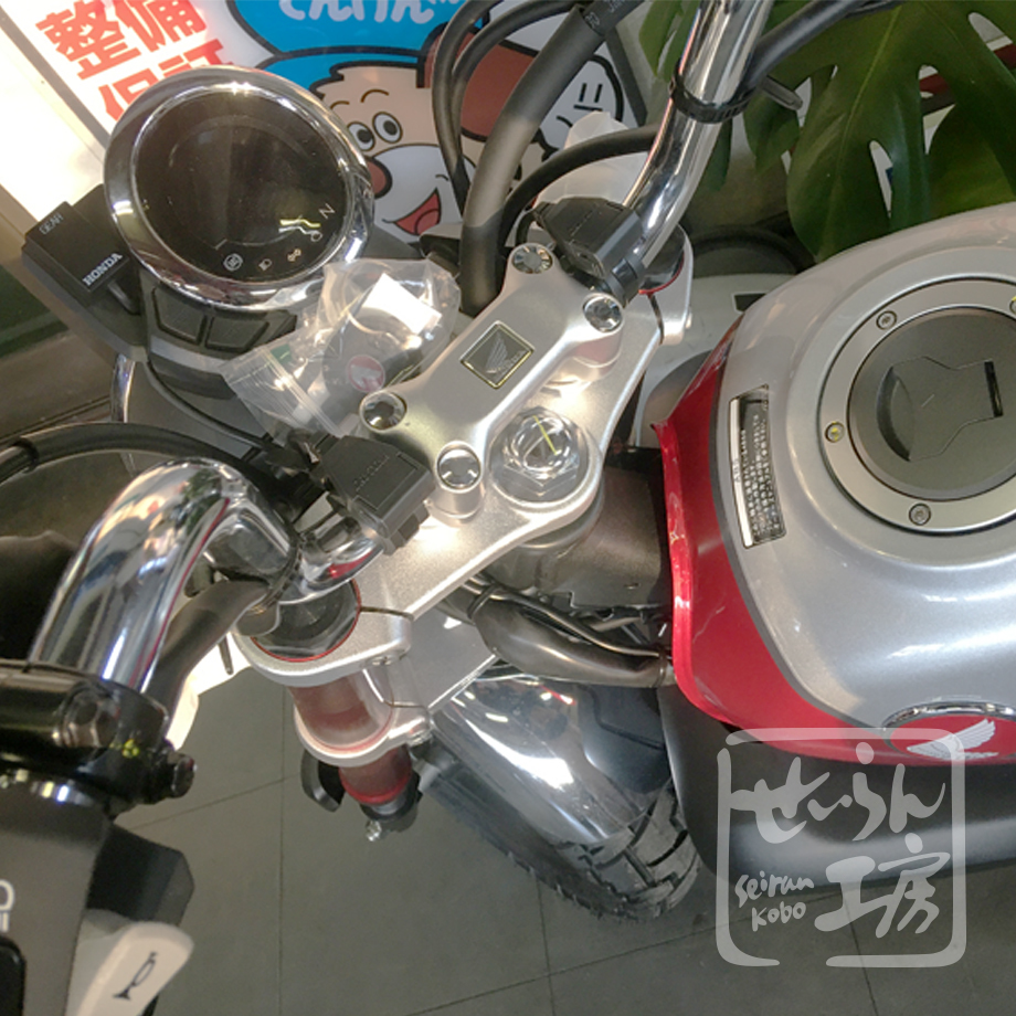 せいらん工房 HONDA モンキー125 JB02 JB03 ダックス125用　メーターホルダー FOR シフトポジションインジケーター、シフトインジケーター