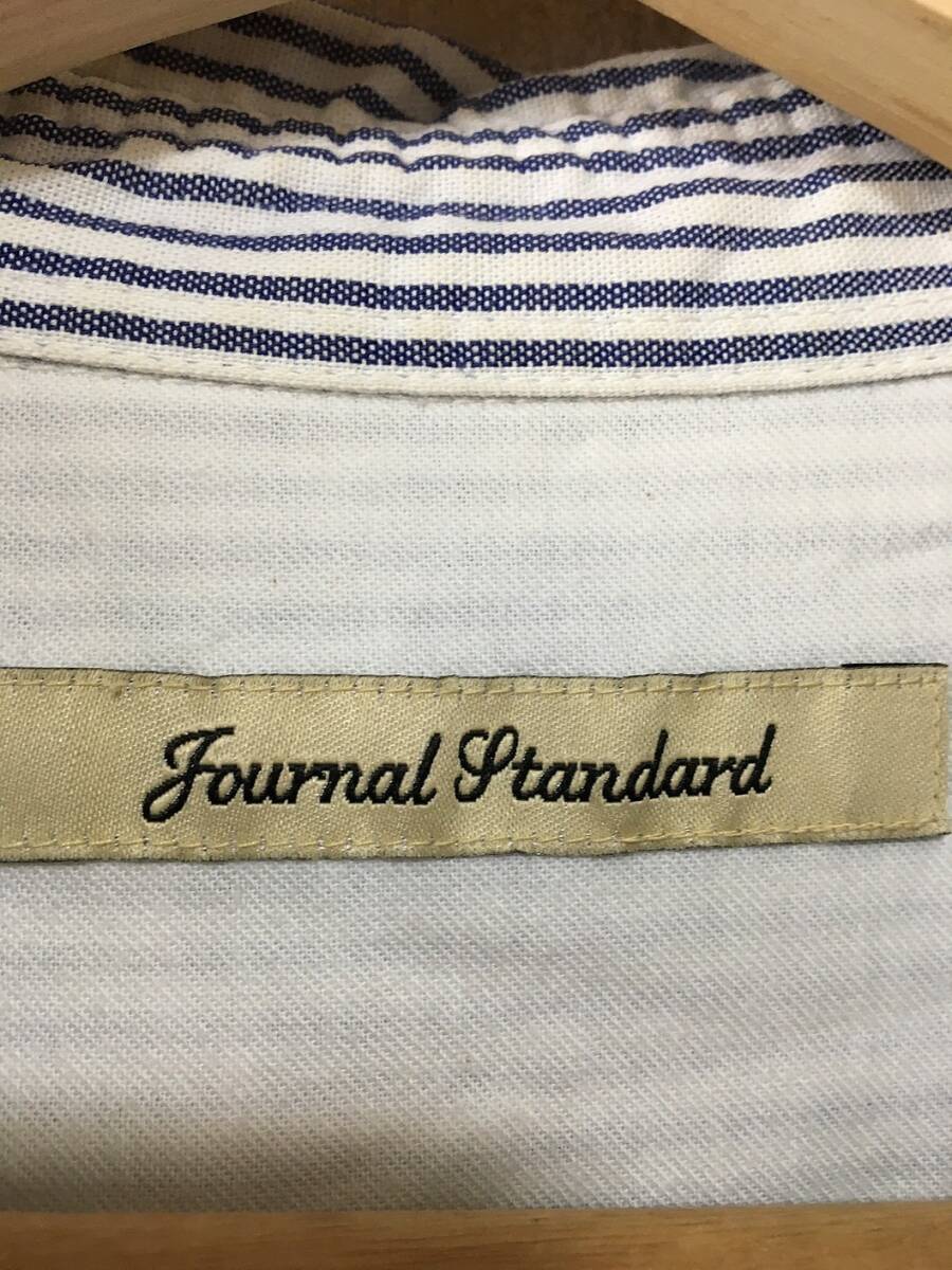 281☆【ボタンダウン ストライプシャツ】JOURNAL STANDARD ジャーナルスタンダード M マルチカラーの画像6