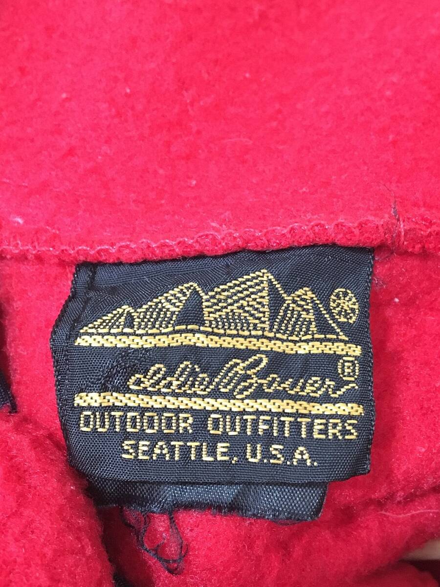 646*[ Vintage флис жакет ]Eddie Bauer Eddie Bauer красный L